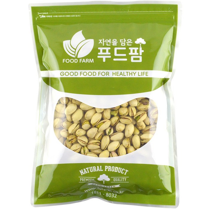 푸드팜 피스타치오 캘리포니아, 500g, 1개 대표 이미지 - 피스타치오 스프레드 추천