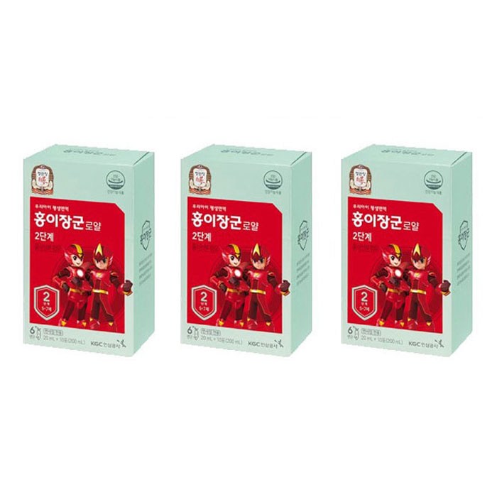 정관장 홍이장군 로얄 2단계 20ml x 30포 (겉케이스 없음) 대표 이미지 - 홍삼정 추천