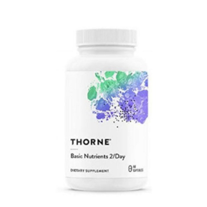 ThorneResearch basic nutrients 2-day 비타민 60캡슐, 60개입, 1개 대표 이미지 - 종합비타민 추천