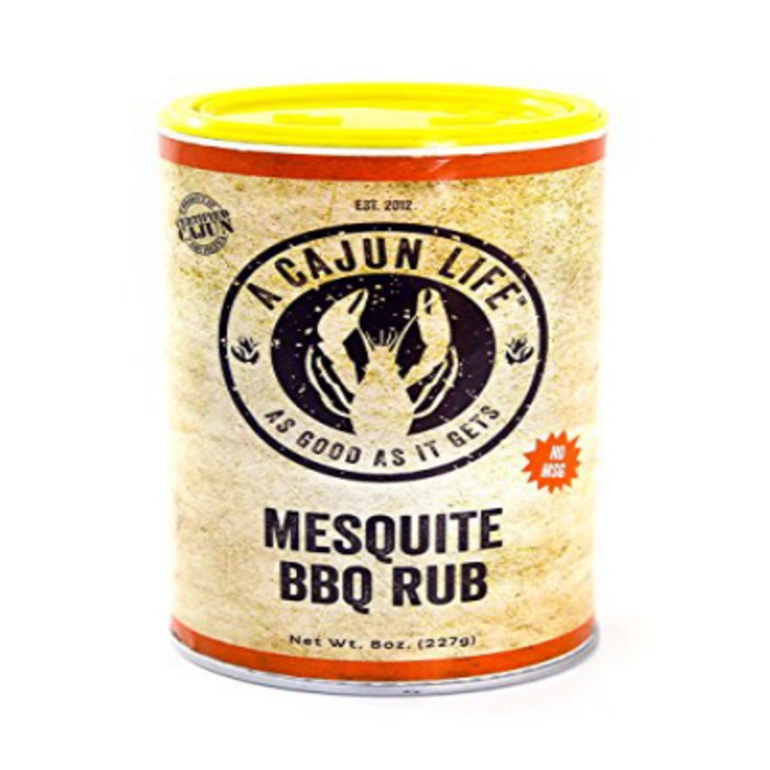 A Cajun Life Mesquite BBQ Seasoning | Authentic Certified Cajun Mesquite BBQ Seasoning Blend Non-GM, 1 대표 이미지 - 카케이 준 추천