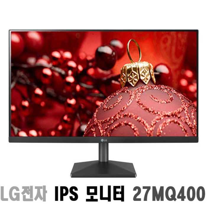 LG전자 27MQ400 27인치 68.6cm IPS 광시야각 Full-HD 벽걸이 가능 사무용 가정용 PC 컴퓨터 모니터 27MK430H 후속모델 대표 이미지 - 27mq400 추천