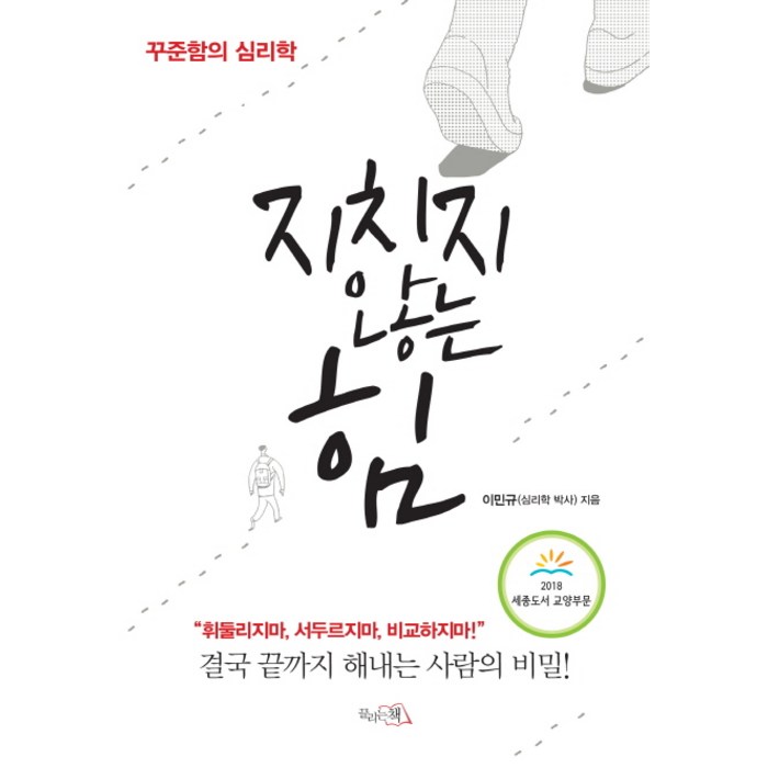 지치지 않는 힘:꾸준함의 심리학, 끌리는책 대표 이미지 - 심리학 책 추천
