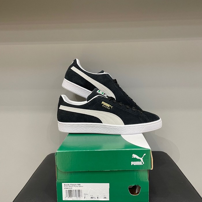 [ABC마트] 푸마 스웨이드 클래식 XXI PKI37491501 (Puma Black-Puma White) 대표 이미지 - 푸마 스웨이드 추천