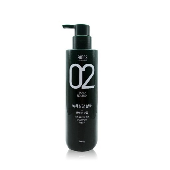아모스 녹차실감 지성두피 프레쉬 샴푸, 500g, 2개 대표 이미지 - 지성샴푸 추천