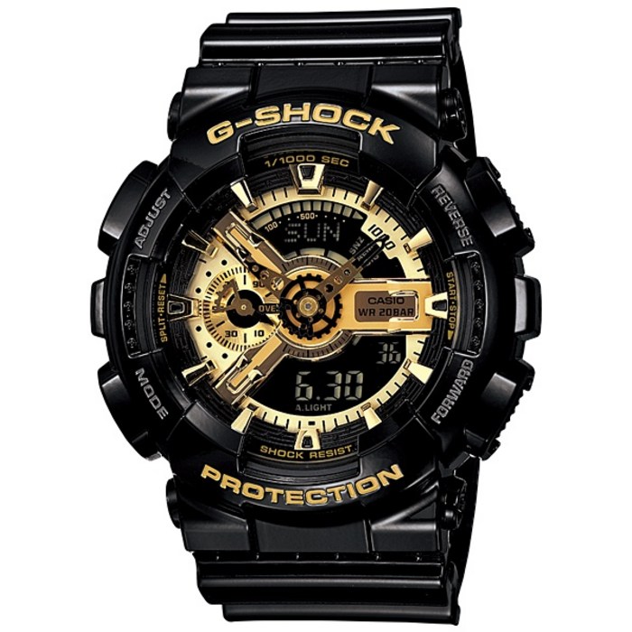 G-SHOCK 지샥 빅페이스 GA-110GB-1A 흑금 대표 이미지 - 10만원대 남자 시계 추천