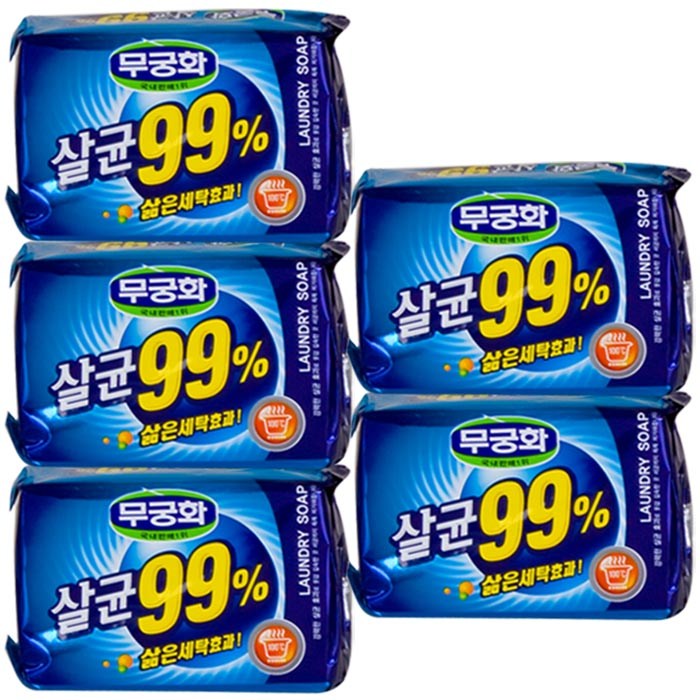 무궁화 살균99% 세탁비누, 230g, 5개 대표 이미지 - 세탁비누 추천