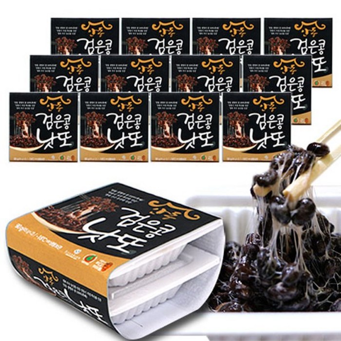 안동 검은콩 낫또, 45g, 24팩 대표 이미지 - 일본 낫또 추천
