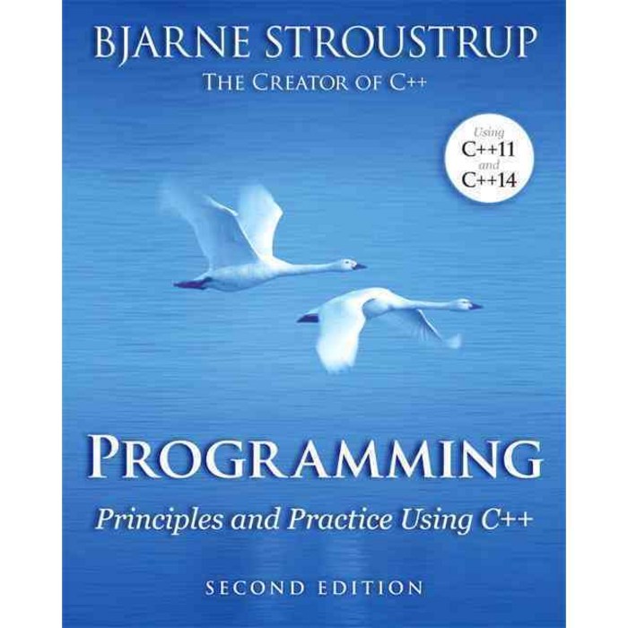 Programming: Principles and Practice Using C++, Addison-Wesley Professional 대표 이미지 - C++ 책 추천