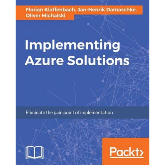 Implementing Azure Solutions, Packt Publishing 대표 이미지 - Azure 책 추천
