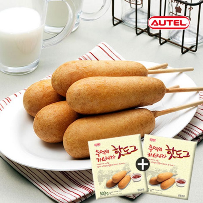 (주)오뗄 핫도그50g 10개+10개 증정행사, 50g, 20개 대표 이미지 - 모짜렐라 핫도그 추천