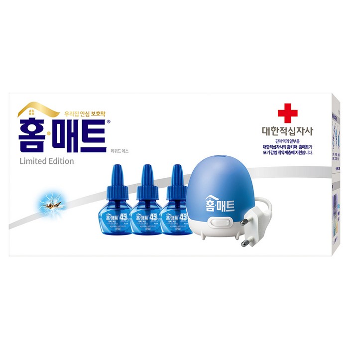 홈매트 리퀴드 에스 코드형 훈증기  리필 3p 세트