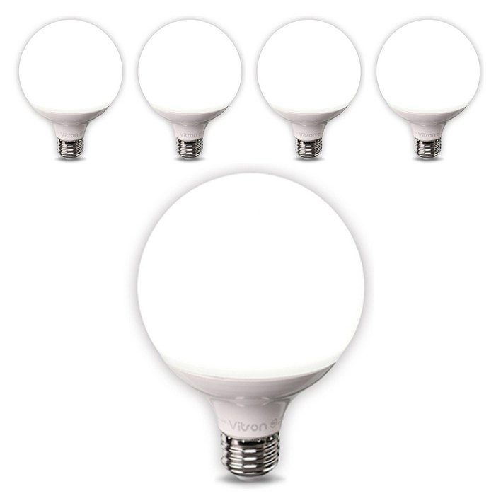비츠온 화이트 숏타입 원하 볼구 G95 LED 전구 12W