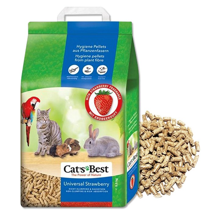 캣츠베스트 고양이 유니버셜 우드파이버 하이진펠렛 모래