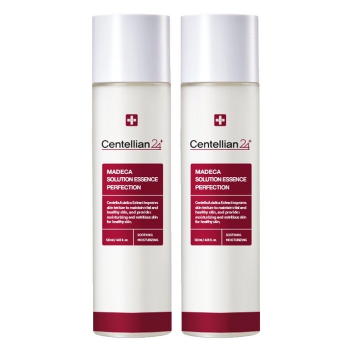 센텔리안24 마데카 솔루션 에센스 퍼펙션 120ml 2개 피부장벽 보습 진정 보호 병풀추출물 TECA 수분, 120ml, 2개