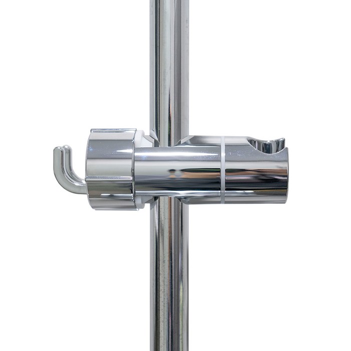 리빙공감 초간편 후크형 샤워기홀더, 실버