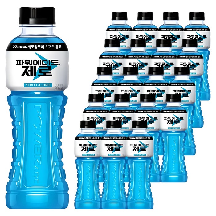 파워에이드 제로, 600ml, 20개입 파워에이드 제로, 600ml, 20개입
