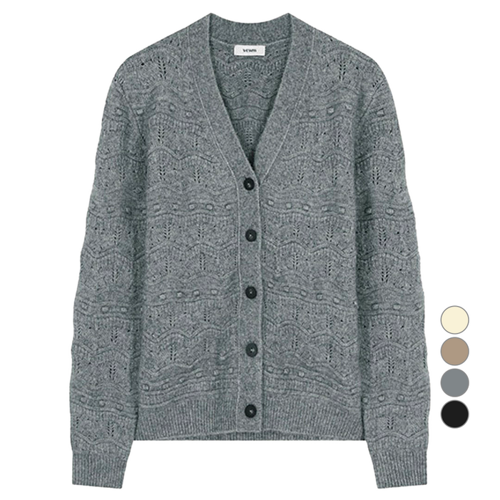 쉬즈미스 여성용 브이넥 가디건 SSKCDO41080