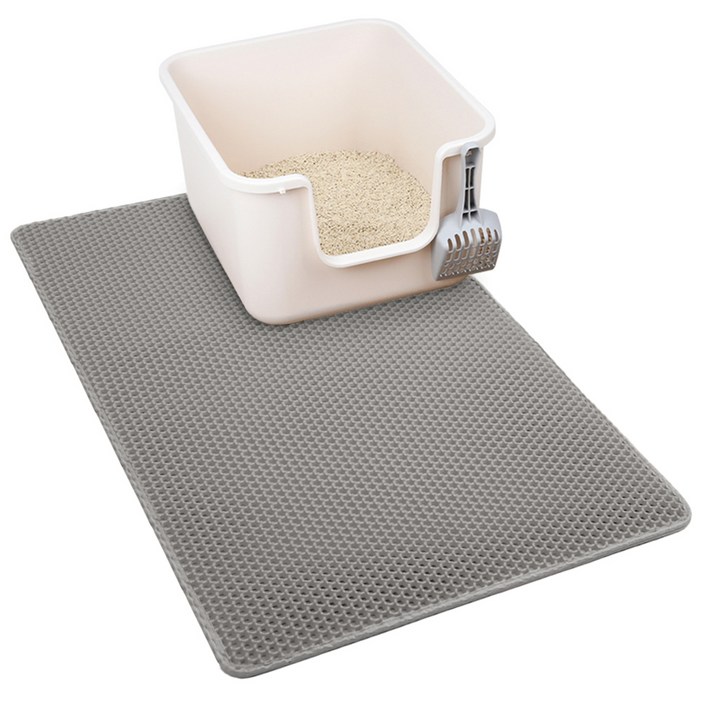 코멧 펫 고양이 사막화방지 벌집모양 모래매트(90x60cm)