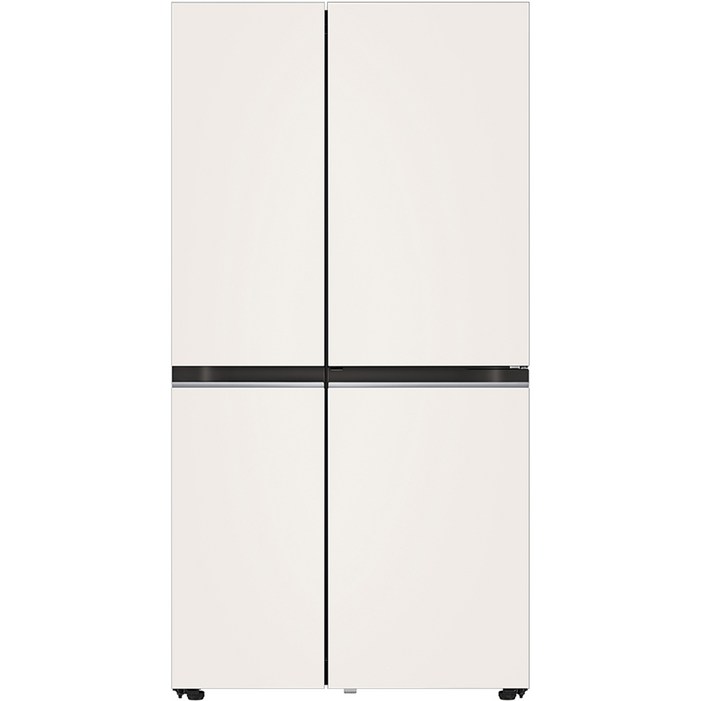 LG전자 디오스 오브제컬렉션 매직스페이스 양문형 냉장고 메탈 832L 방문설치
