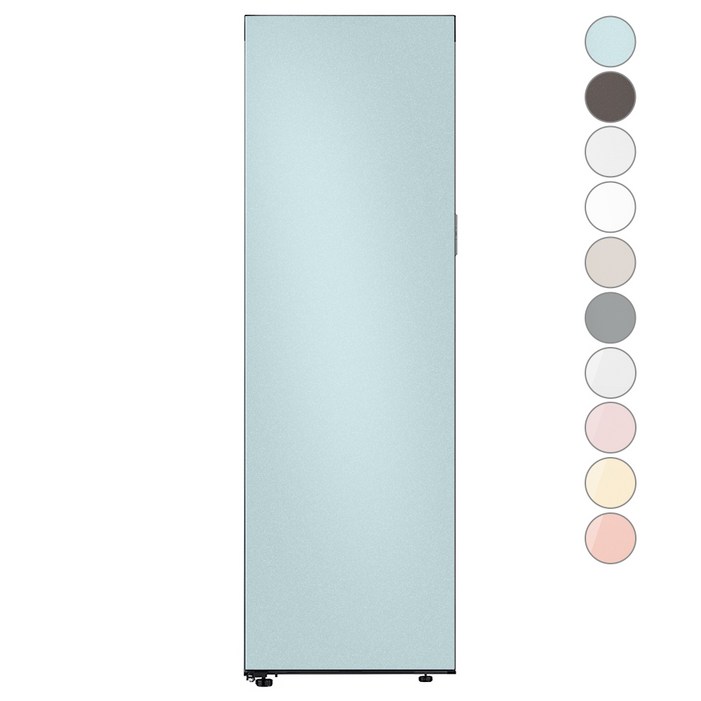 색상선택형 삼성전자 비스포크 냉장고 1도어 키친핏 좌개폐 409L 방문설치