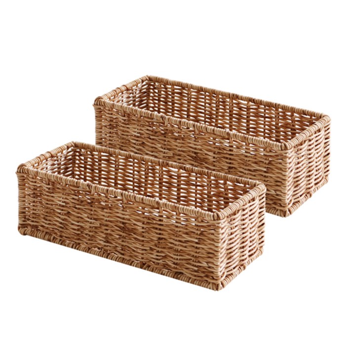 네이쳐리빙 데이지가든 내츄럴 라탄 바구니