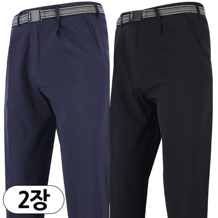 2장 더빅보스 봄가을 남성 WD무지바지  춘추용 고급원턱무지바지 2846사이즈 등산바지 작업복 등산복 단체복 빅사이즈 B899