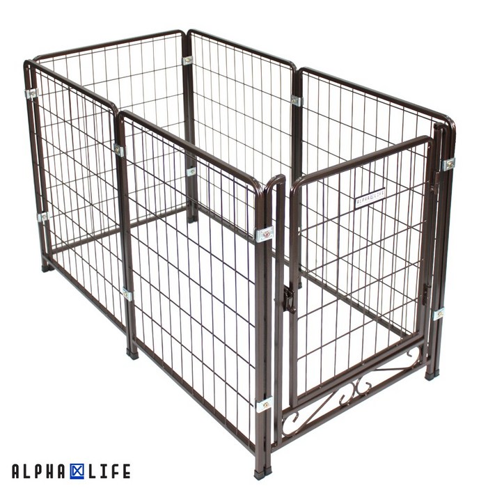 알파 튼튼 모듈 펫 울타리 애완견 울타리 강아지 울타리 조립식울타리 애완동물 조립식 울타리 실내 울타리 실외 울타리 토끼 울타리 보호망 애완동물 보호망 애완견 보호망, 1개