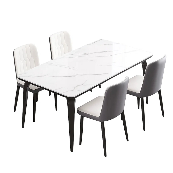 보기샵 정다운 4인식탁세트 식탁 식탁의자 세라믹 4인용 6인용 가구 4인 6인