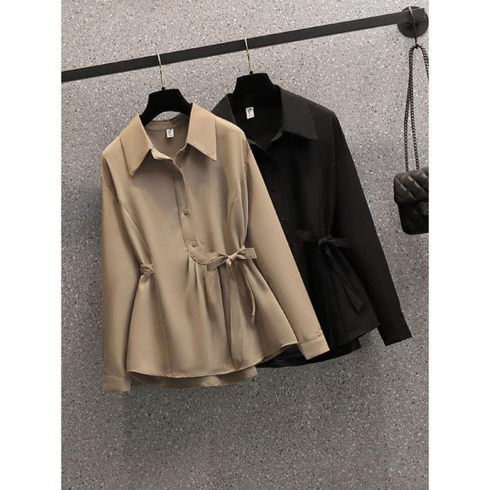 자켓형 블라우스 여성 자켓형블라우스 봄 셔츠 오피스룩