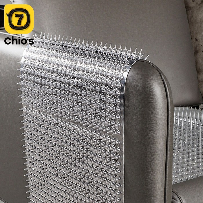 가시방석 고양이 퇴치 접근금지 매트, 4개, 투명