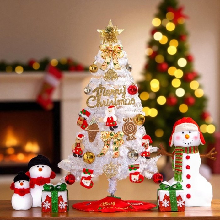 도토로120cm 산타선물 화이트트리 풀세트