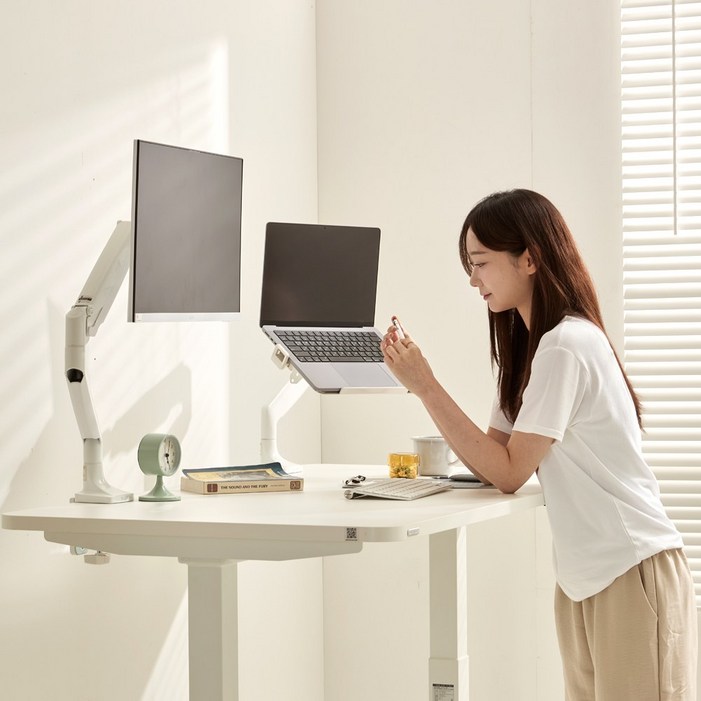 덱스탑 스마트 모션데스크 PRO 2.0 높이조절 스탠딩 책상 방문설치