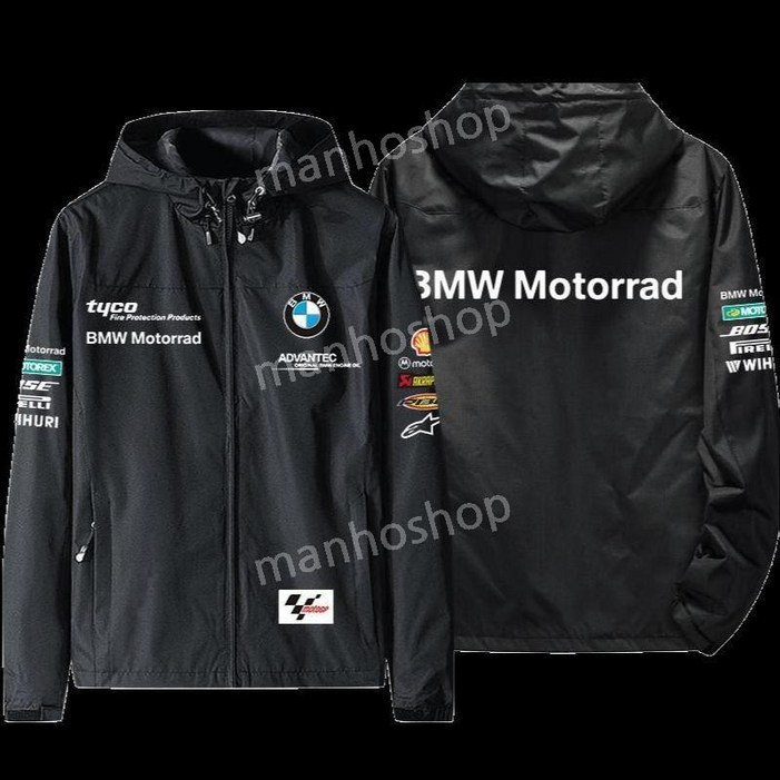 BMW 오토바이 후드 바람막이 남성 아노락 재킷 자켓 라이더 바이크 점퍼