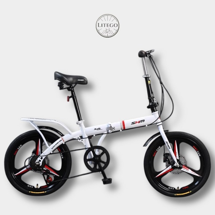 라이트고 초경량 접이식자전거 미니 폴딩 자전거 출퇴근 미니벨로 14인치 16인치 20인치