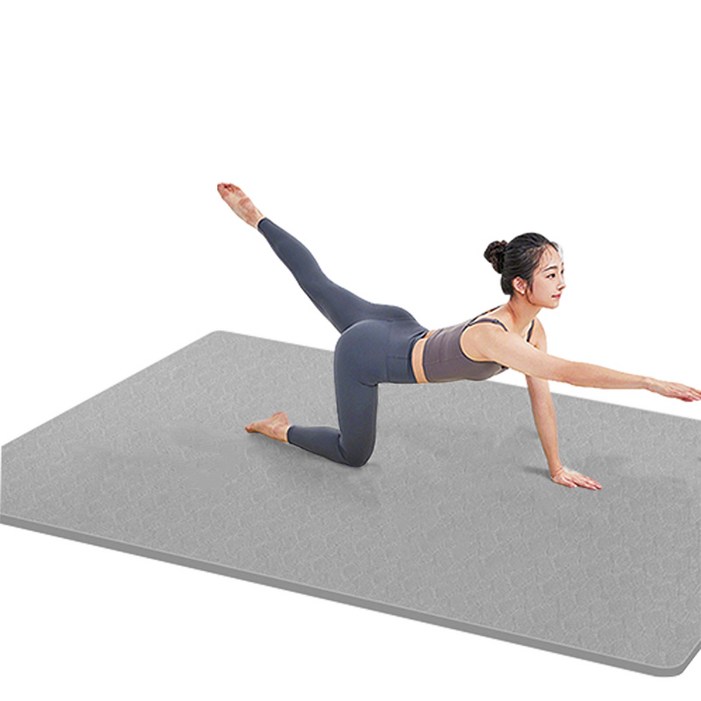 Allilio  대형 미끄럼방지 요가 매트 넓고 두꺼움 피트니스와 운동 가능