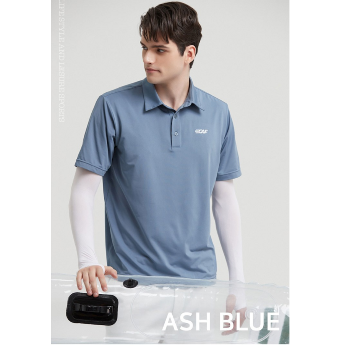 정품 르까프 남성 데일리 기능성 카라 반팔 티셔츠 5종컬러중 택1