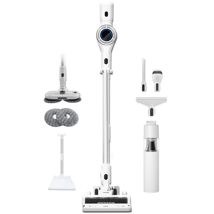 최신형 차이슨 무선 스틱 청소기 BLDC 진공청소기 + 물걸레 키트 + 평생AS