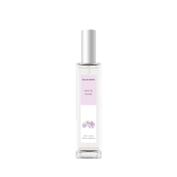 더허브샵 오 드 뚜왈렛, 화이트머스크, 2개입, 50ml, 2개