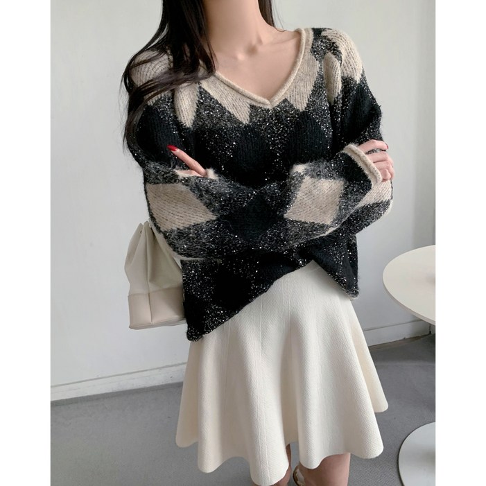 마켓제이MARKETJ 울함유 펄블링 다이아니트2col