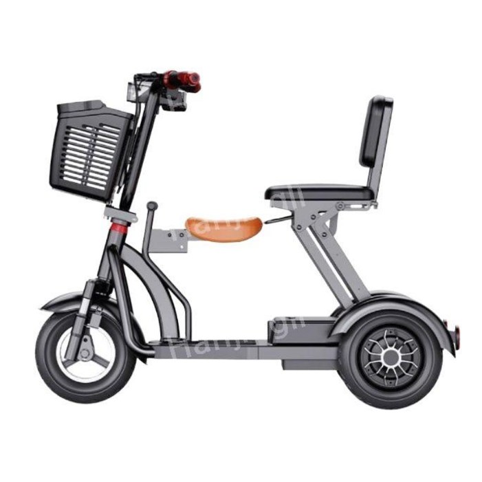 세발 전기자전거 접이식 스쿠터 전동 자전거 노인