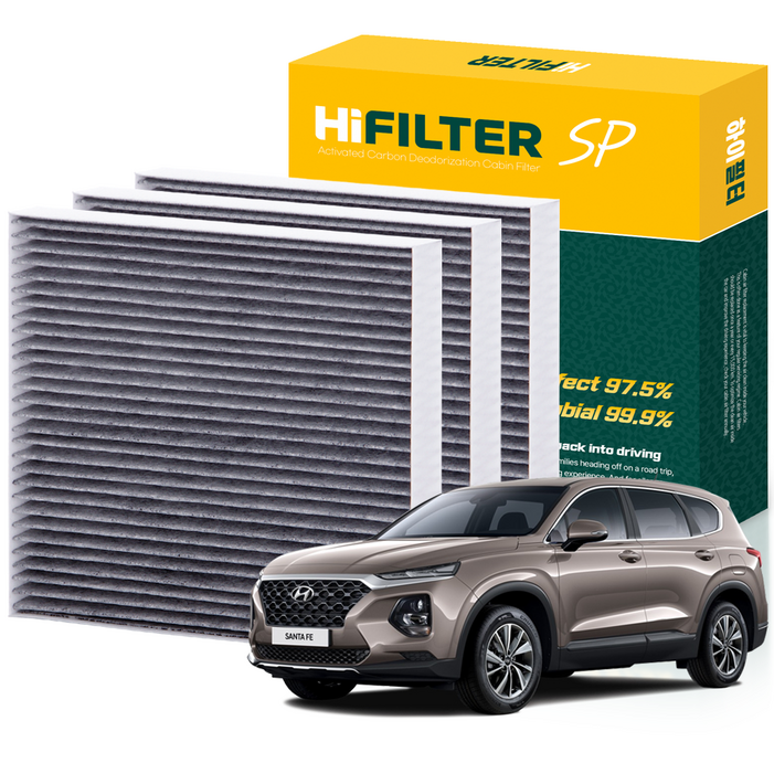 하이필터 현대 자동차 싼타페 활성탄 에어컨필터