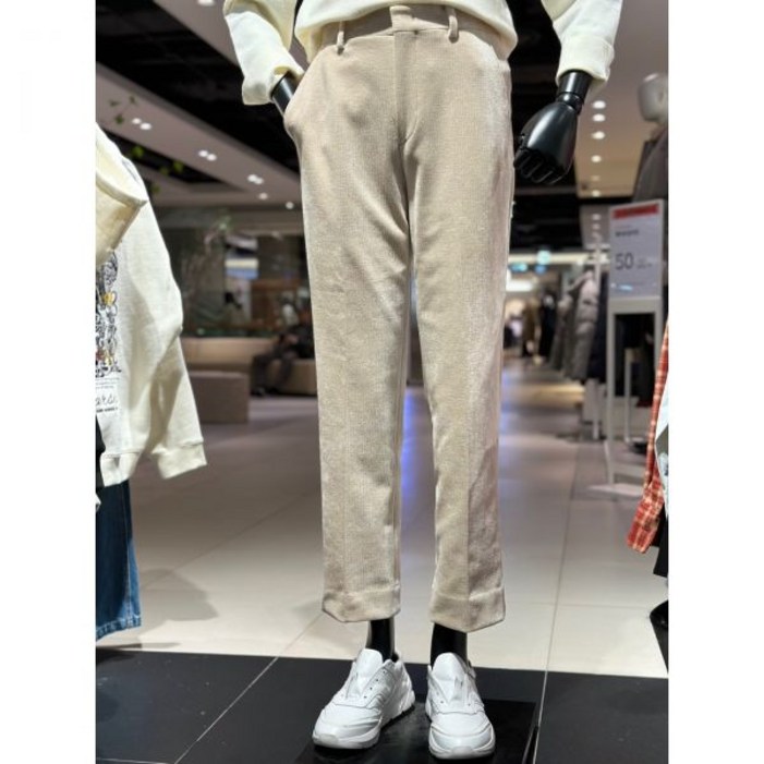 F/W 가넷옴므&리버클래시 GBW16307 BE 베이지 코듀로이 캐주얼 셋업 슬랙스 팬츠 GBW14307
