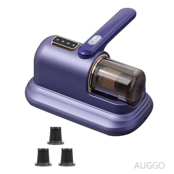 AUGGO 12V UV 무선 살균 침구 청소 진드기 제거기 YD868, 블루 퍼플 AUGGO 12V UV 무선 살균 침구 청소 진드기 제거기 YD868, 블루 퍼플
