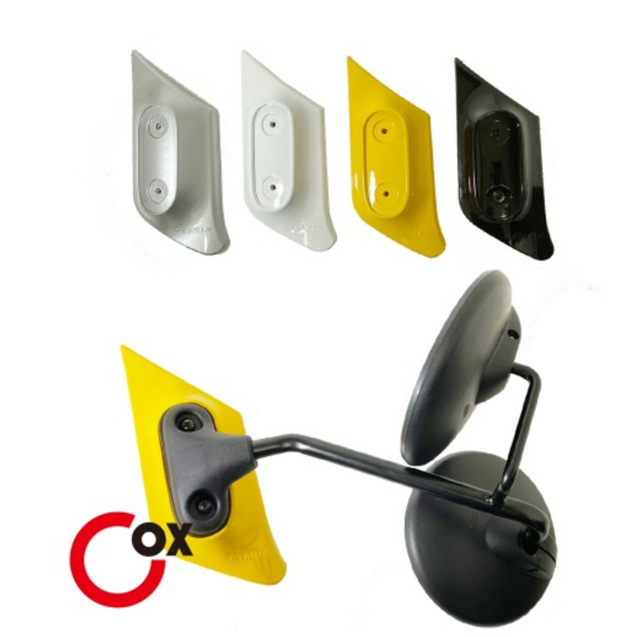 뭉구카 Cox 스타리아전용 광각보조미러 차량사각지대 해소 안전용품 듀얼타입 2Way 전방범퍼 후미사각지대 확인 어비스블랙펄 A2B, 1개, 현대 스타리아 블랙펄