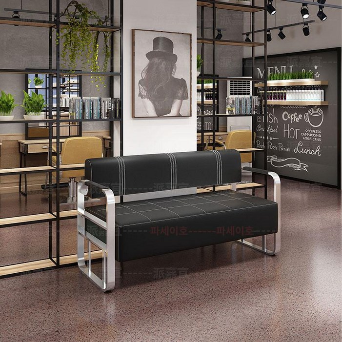실 매장 대기 쇼파 침실 카페대기소파 베 패브릭 학원 3인용 붙박이 스툴 긴의자