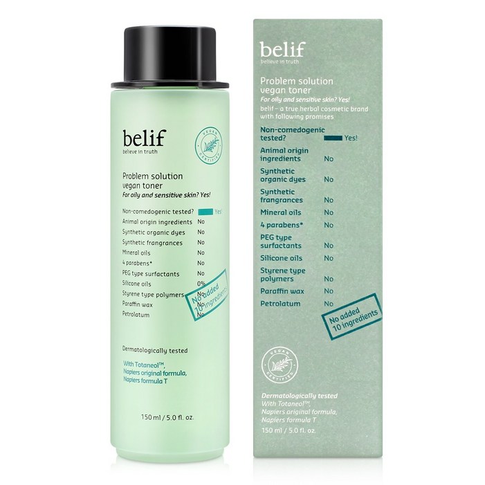 빌리프 프라블럼 솔루션 비건 스킨 토너 150ml, 150ml, 1개 빌리프 프라블럼 솔루션 비건 스킨 토너 150ml, 150ml, 1개