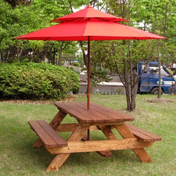 이베스타 A형 야외원목테이블휴게실펜션공원마트옥상학교음식점