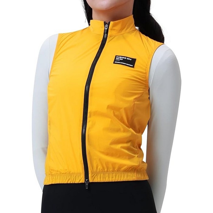 INBIKE 여성용 윈드브레이커 베스트 자외선 차단 UPF50 경량 통기성 자켓 자전거 일상 통근용 스타일리시 다용도 원피스 탑