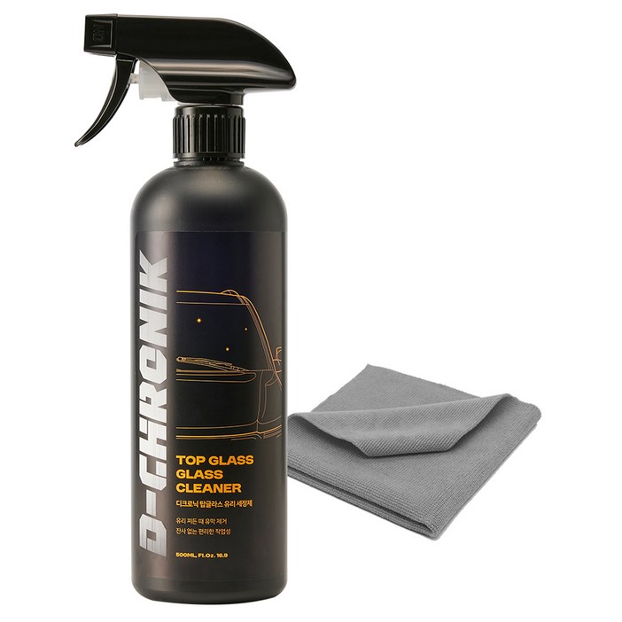 디크로닉 탑글라스 세정제 + 타월 세차용품세트, 1세트
