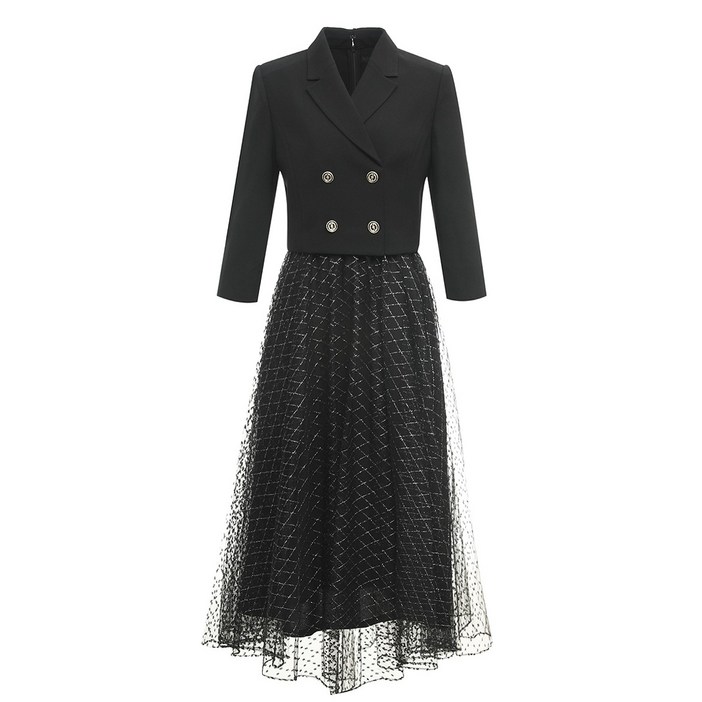 미니멈 여성용 더블버튼 샤 원피스23SS 백화점 단독 정상